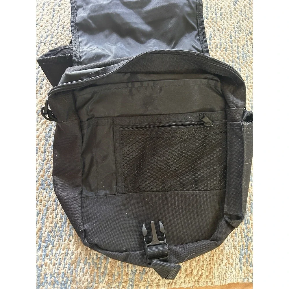 Officially Licensed Salt Lake 2002 Olympics Black Shoulder Bag Adjustable
